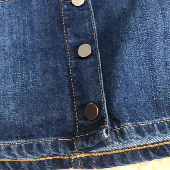 FRENCH CONNECTION- Denim button up mini skirt size XXS. - Picture 7 of 13